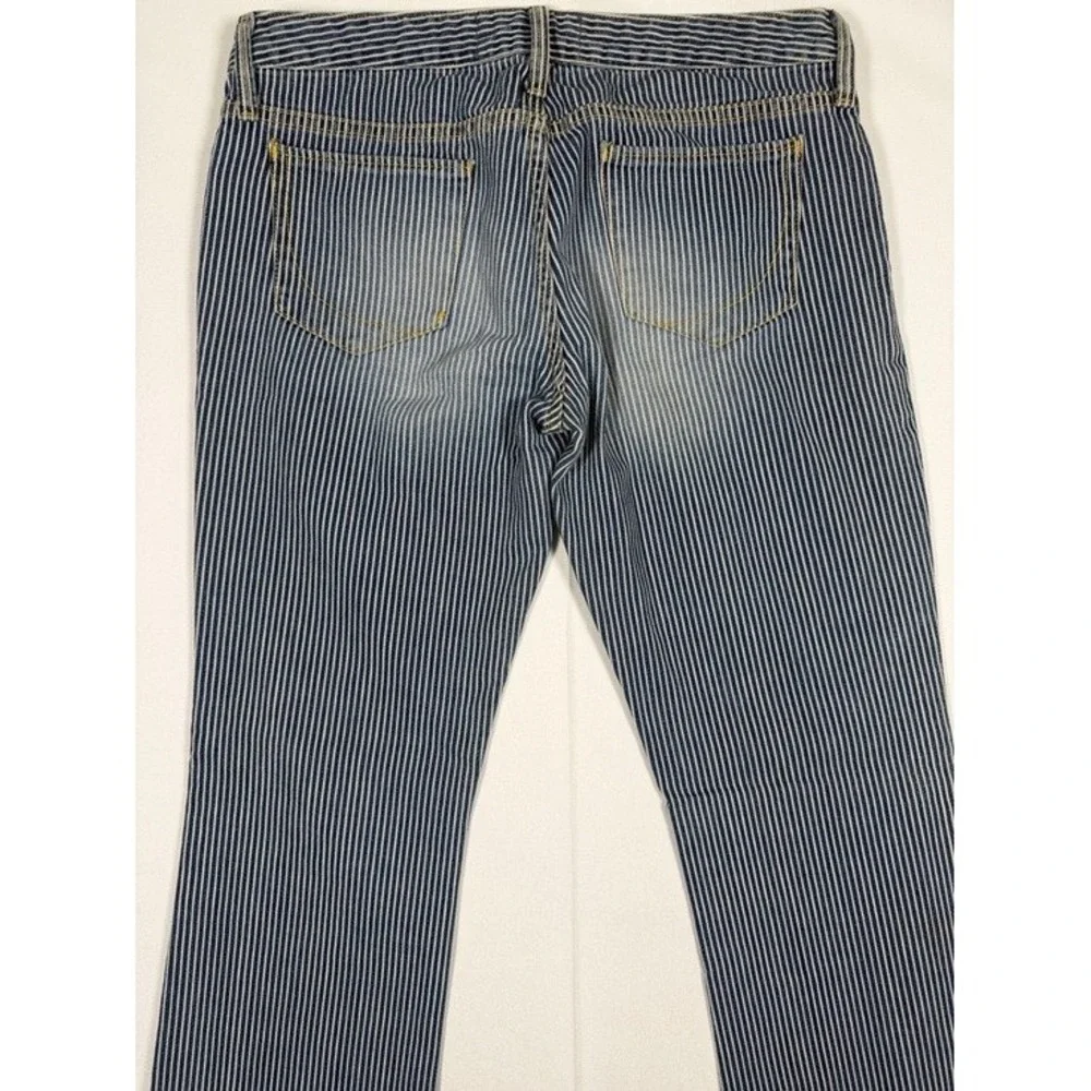 Paperdenim&cloth Southern Pacific Hickory Stripe Jeans Blue White 2-MOD-RS 32x33